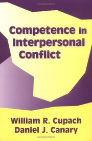 Cover of: Competence in Interpersonal Conflict