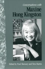 Cover of: Conversations with Maxine Hong Kingston