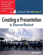 Creating a presentation in PowerPoint : visual quickproject guide