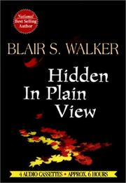 Cover of: Hidden in Plain View by Blair S. Walker