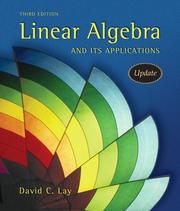 Cover of: Linear Algebra and Its Applications, Third Updated Edition by David C. Lay