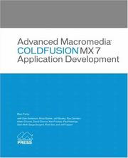 Cover of: Advanced Macromedia ColdFusion MX 7 Application Development (Visual Quickstart Guides)