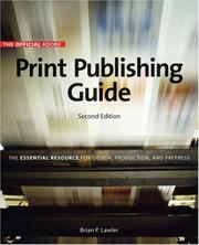 Cover of: Official Adobe Print Publishing Guide by Brian P. Lawler