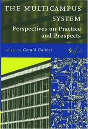 Cover of: The multicampus system: perspectives on practice and prospects