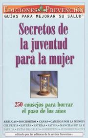 Cover of: Secretos De La Juventud Para La Mujer (Youth Secrets for Women)