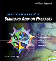 Cover of: Mathematica 4.0 standard add-on packages: the official guide to over a thousand additional functions for use with Mathematica 4