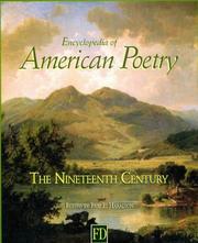 Cover of: Encyclopedia of American poetry. by edited by Eric L. Haralson ; John Hollander, advisory editor.