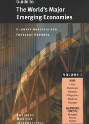 Business Monitor International guide to the world's major emerging economies : country analysis and forecast reports, 2000-2002