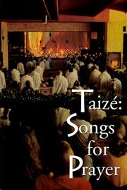 Cover of: Taize: Songs for Prayer