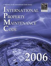 Cover of: 2006 International Property Maintenance Code by International Code Council.