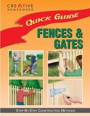 Fences & gates by Barrett, James, Jim Barrett, Editors of Creative Homeowner