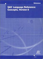 Cover of: SAS language reference: concepts, version 8.