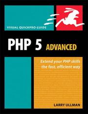 Cover of: PHP 5 Advanced: Visual QuickPro Guide