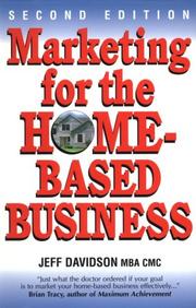 Cover of: Marketing for the home-based business