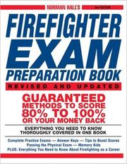 Cover of: Norman Hall's firefighter exam preparation book.