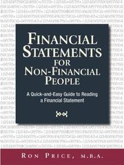 Cover of: Financial Statements for Non-Financial People: A Quick-And-Easy Guide to Reading a Financial Statement
