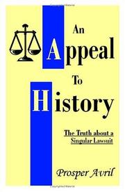 An appeal to history by Prosper Avril