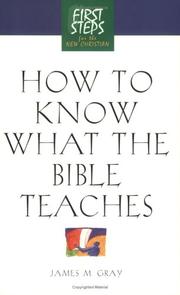 How to know what the Bible teaches