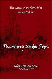 The army under Pope by John Codman Ropes