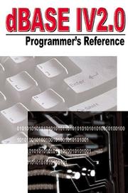 Cover of: dBASE IV 2.0 Programmer's Reference