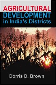 Cover of: Agricultural Development in India