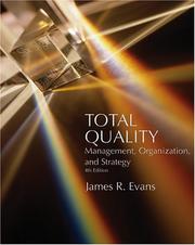 Total quality : management, organization and strategy