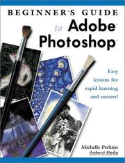 Cover of: Beginner's guide to Adobe Photoshop: easy lessons for rapid learning and success