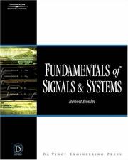 Cover of: Fundamentals of signals and systems