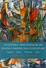 Diaspora and Zionism in Jewish American literature by Ranen Omer-Sherman