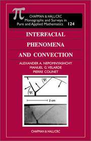 Interfacial phenomena and convection