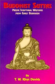Cover of: Buddhist Suttas (Sacred Books of the East) by Thomas William Rhys Davids