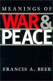 Cover of: Meanings of war & peace