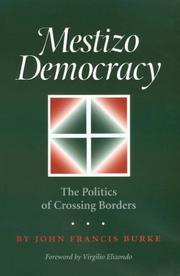 Cover of: Mestizo Democracy: The Politics of Crossing Borders (Borderlands Culture and Traditions)
