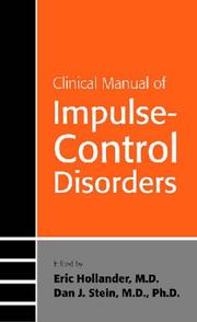 Cover of: Clinical Manual of Impulse-control Disorders