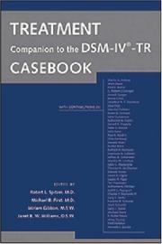 Treatment companion to the DSM-IV-TR casebook