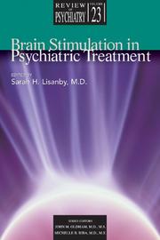 Brain Stimulation in Psychiatric Treatment (Review of Psychiatry) by Sarah H. Lisanby