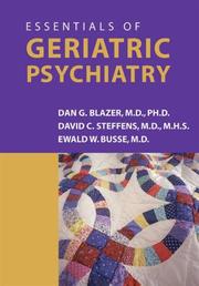 Cover of: Essentials of Geriatric Psychiatry