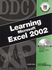 Cover of: DDC Learning Microsoft Excel 2002 (DDC Learning Series)