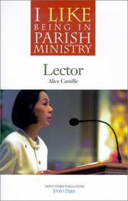 Cover of: Lector (I Like Being in Parish Ministry)