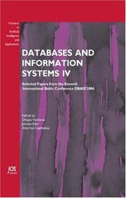 Databases and information systems : selected papers from the Sixth International Baltic Conference DB&IS'2004