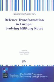 Defence transformation in Europe : evolving military roles