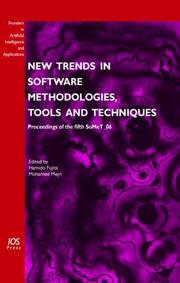 New trends in software methodologies, tools and techniques : proceedings of the fifth SoMeT 06