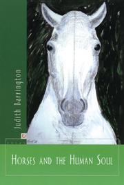 Cover of: Horses and the human soul: poems