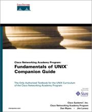 Cover of: Cisco Networking Academy Program: Fundamentals of UNIX Companion Guide