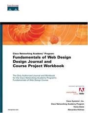 Cisco Networking Academy Program : fundamentals of Web design, design journal and course project workbook