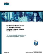 Cisco Networking Academy Program : IT essentials II, network operating system lab companion