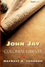 Cover of: John Jay | Herbert, A. Johnson
