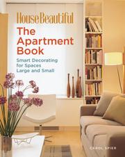 Cover of: The Apartment Book: Smart Decorating for Spaces Large and Small (House Beautiful)