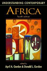 Cover of: Understanding Contemporary Africa (Understanding: Introductions to the States & Regions of the Contemporary World)