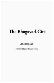 Cover of: The Bhagavad-Gita by Edwin Arnold